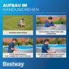 Stahlwandpool-Set 'Tanx™' grau mit Filterpumpe Ø 305 x 61 cm