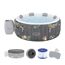 Whirlpool 'LAY-Z-SPA® Martinique AirJet' Hibiskus 180 x 66 cm, mit App Steuerung