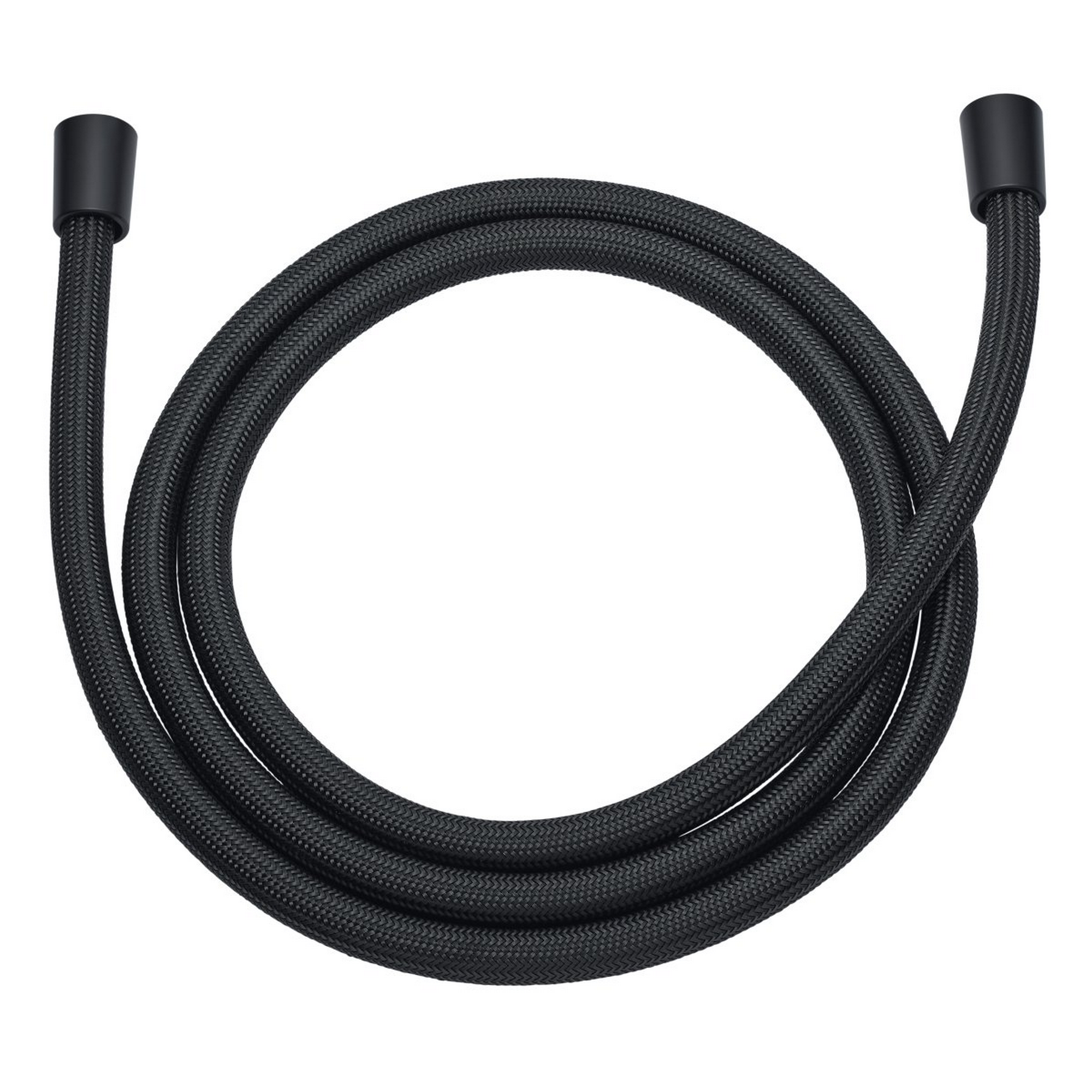Brauseschlauch 'Chromalux Zero' schwarz 1/2" 150 cm