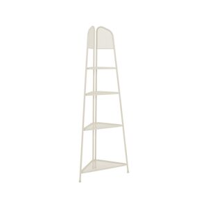 Eckregal 'Ekko' Stahl beige 48 x 180 x 48 cm