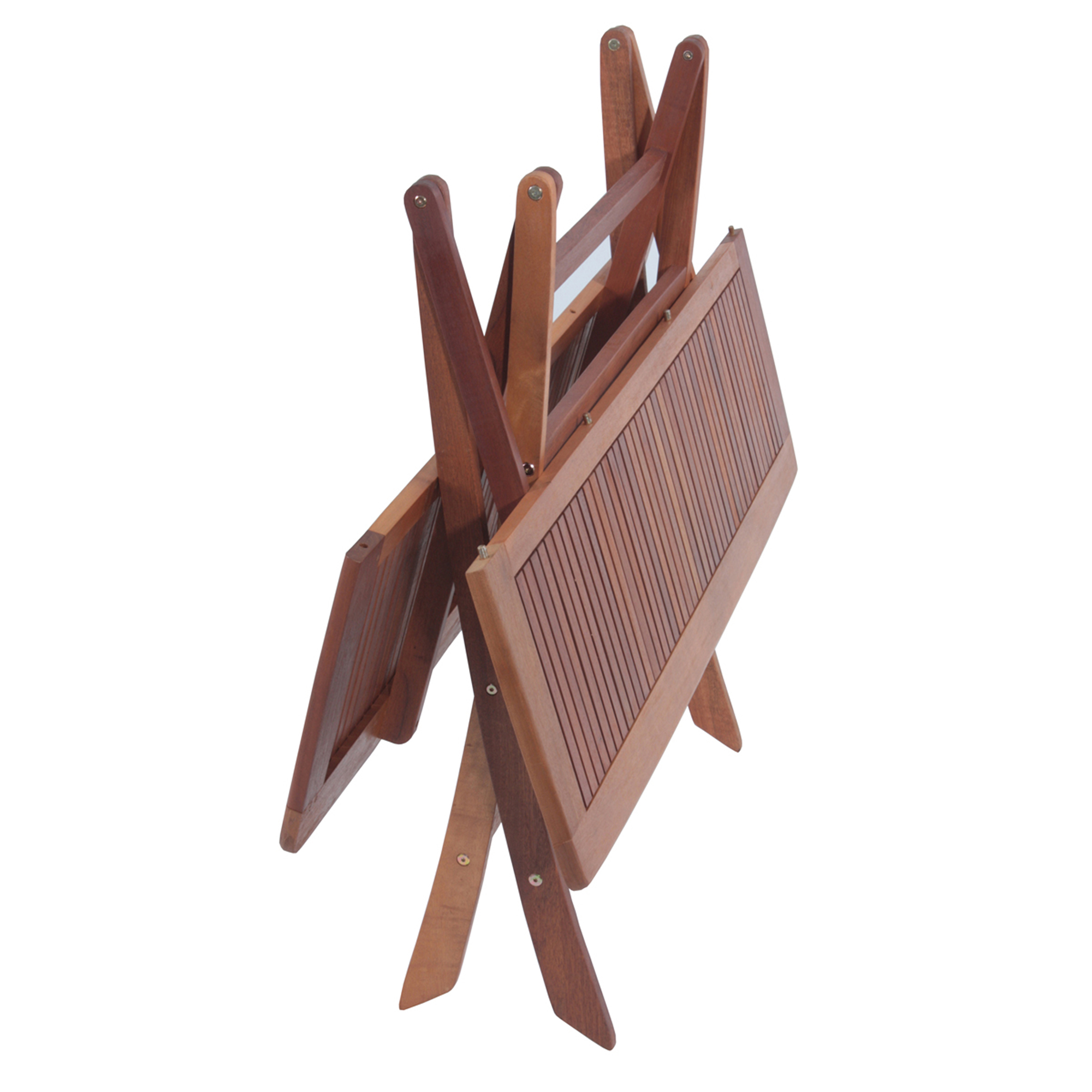 Gartentisch 'Orlando' klappbar Eukalyptusholz 120 x 70 x 74 cm