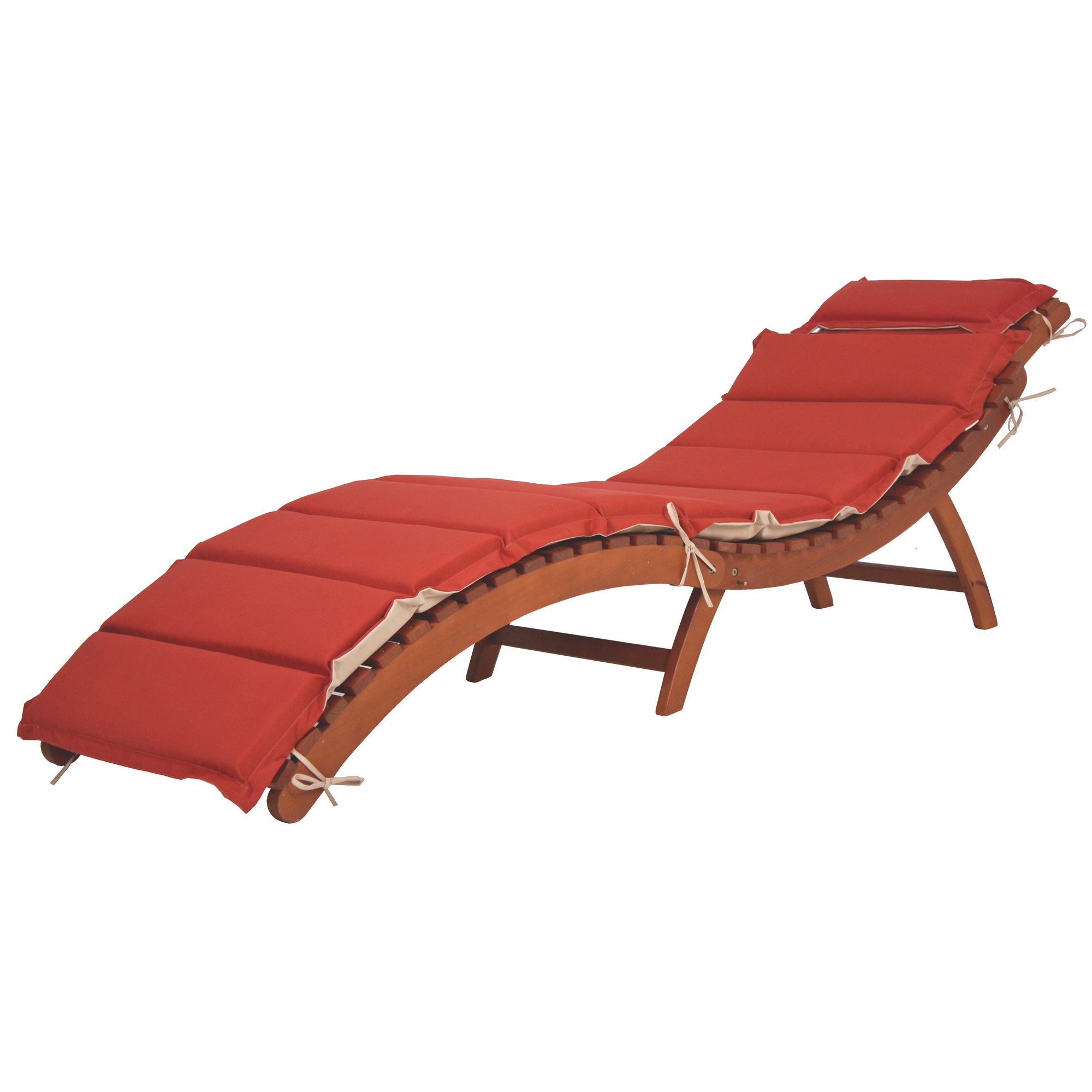 Sonnenliege 'Nassau' braun 55 x 56 x 186 cm