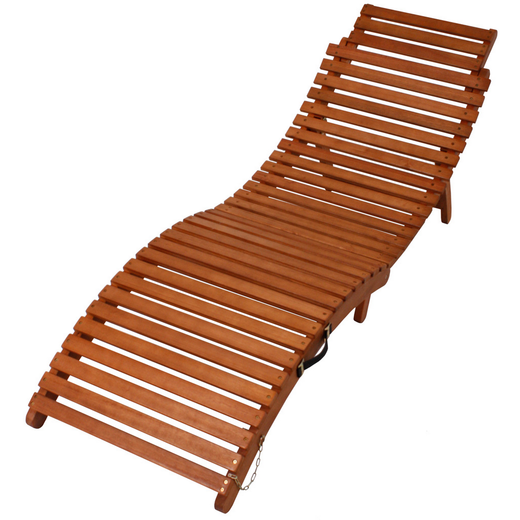 Sonnenliege 'Nassau' braun 55 x 56 x 186 cm