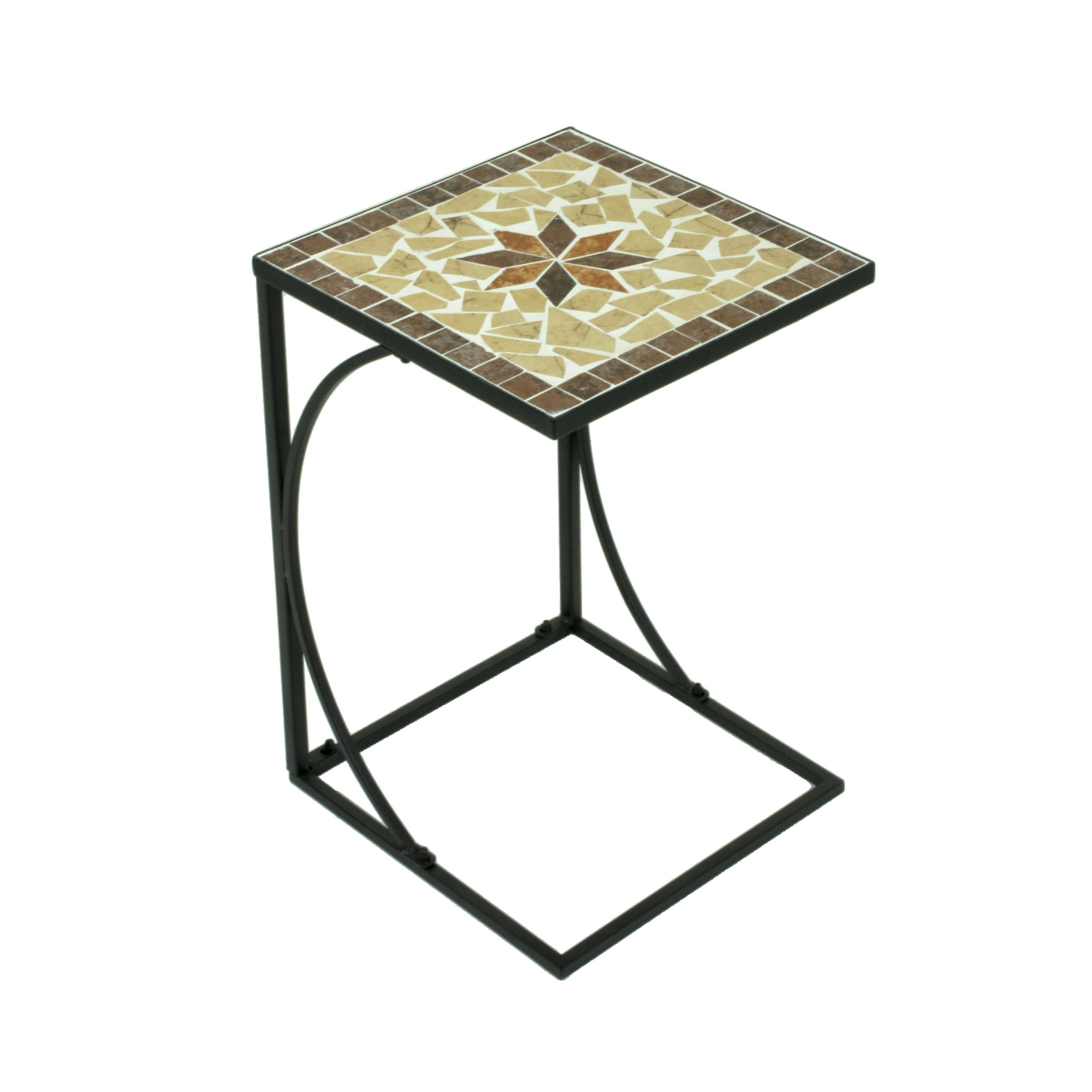 Gartentisch 'Amarillo' Stahl/Eisen 35 x 35 x 53 cm