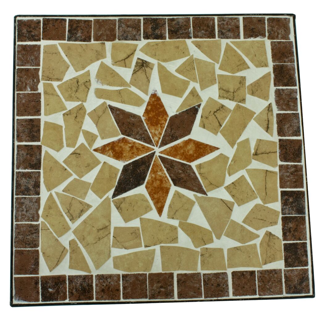 Gartentisch 'Amarillo' Stahl/Eisen 35 x 35 x 53 cm