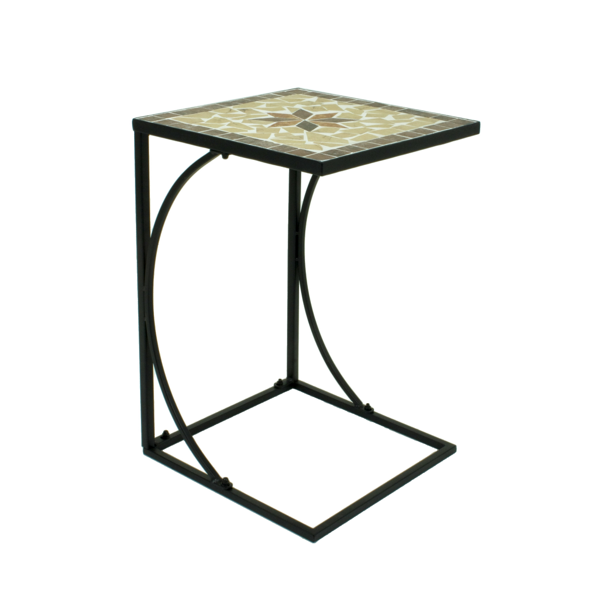 Gartentisch 'Amarillo' Stahl/Eisen 35 x 35 x 53 cm