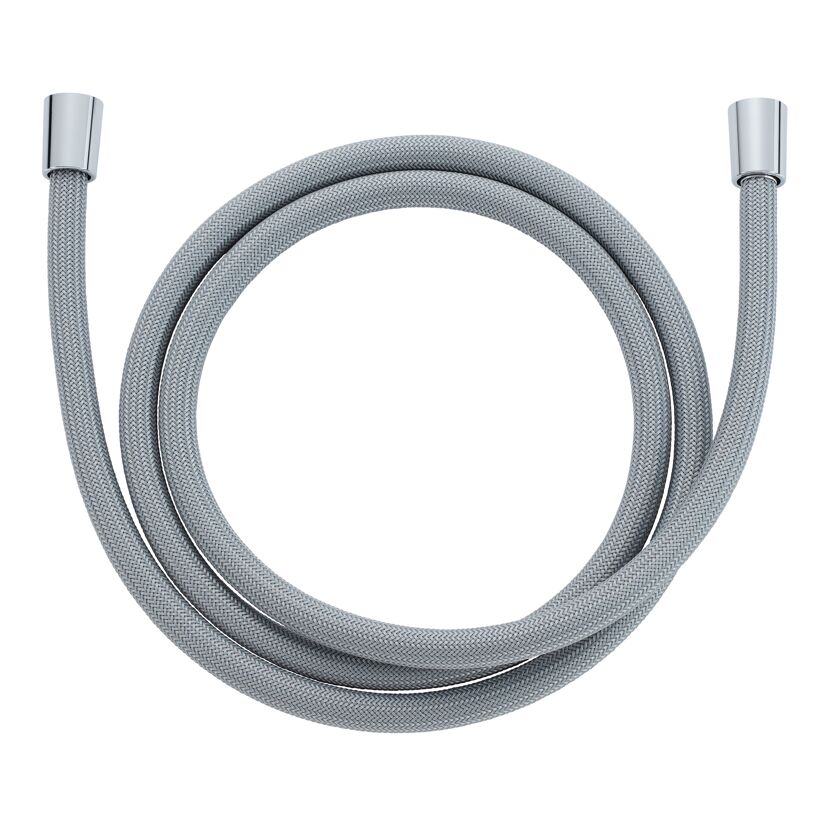 Brauseschlauch 'Chromalux Zero' silber/grau 1/2" 150 cm