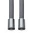 Brauseschlauch 'Chromalux Zero' silber/grau 1/2" 180 cm