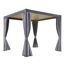 Pavillon 'Daphne' grau/braun 290 x 290 x 240 cm