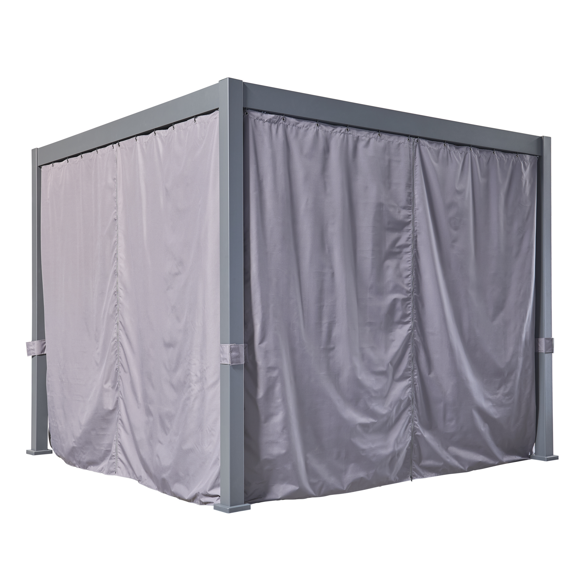 Pavillon 'Daphne' grau/braun 290 x 290 x 240 cm