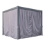 Pavillon 'Daphne' grau/braun 290 x 290 x 240 cm
