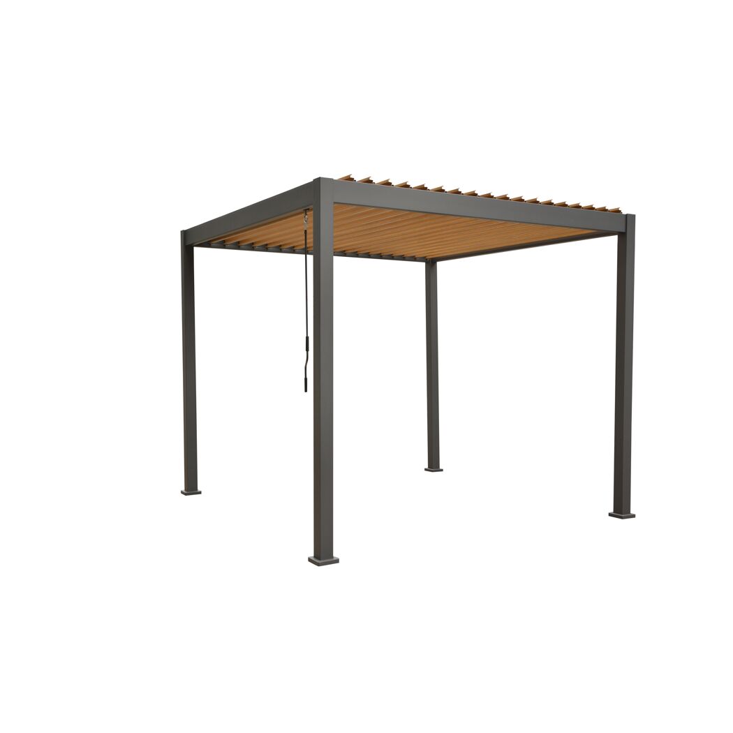 Pavillon 'Daphne' grau/braun 290 x 290 x 240 cm
