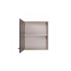 Oberschrank 'Merle' grau/eichefarben 50 x 56,1 x 34,6 cm