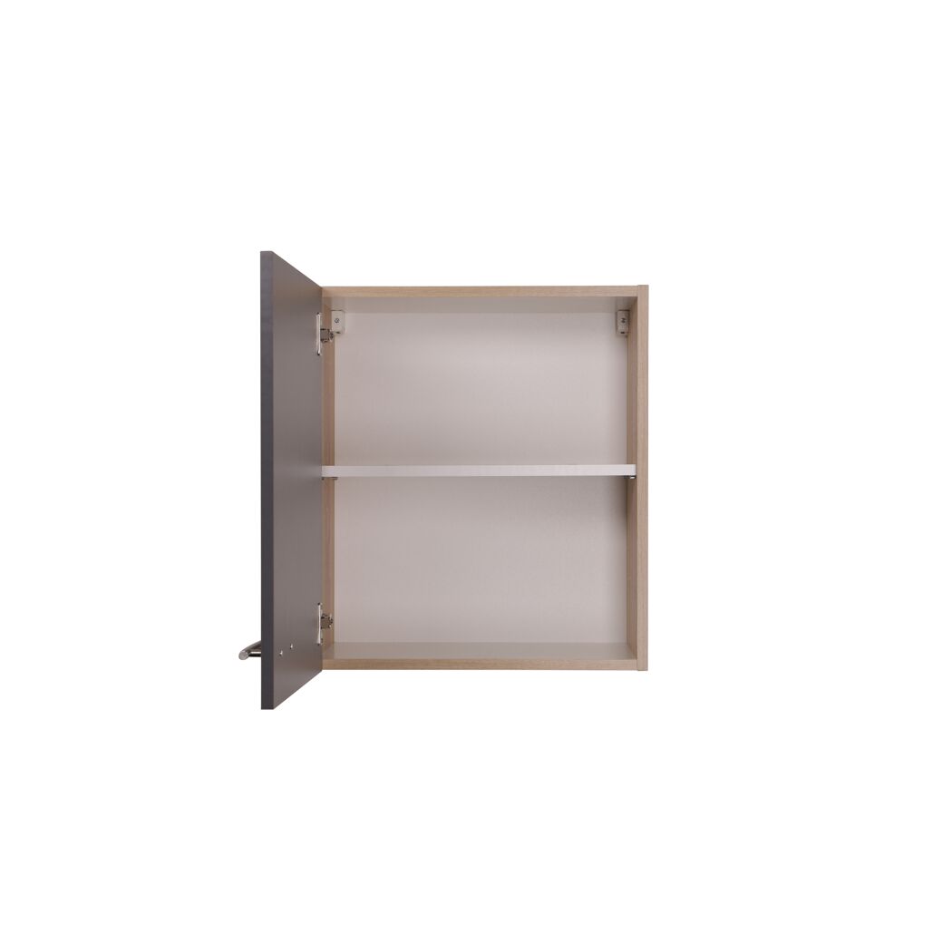 Oberschrank 'Merle' grau/eichefarben 50 x 56,1 x 34,6 cm