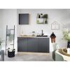 Oberschrank 'Merle' grau/eichefarben 50 x 56,1 x 34,6 cm