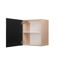Oberschrank 'Merle' schwarz/eichefarben 50 x 56,1 x 34,6 cm