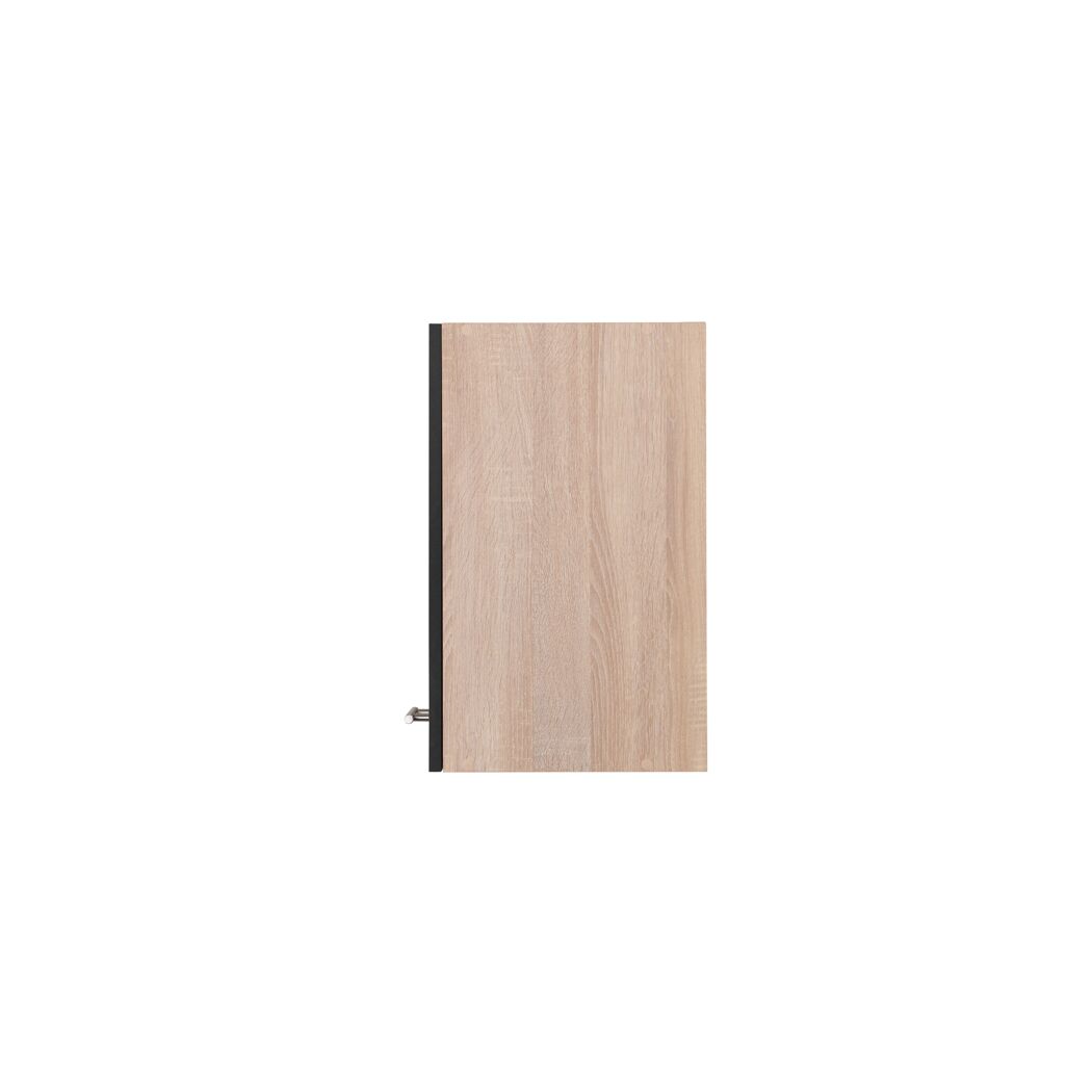 Oberschrank 'Merle' schwarz/eichefarben 50 x 56,1 x 34,6 cm