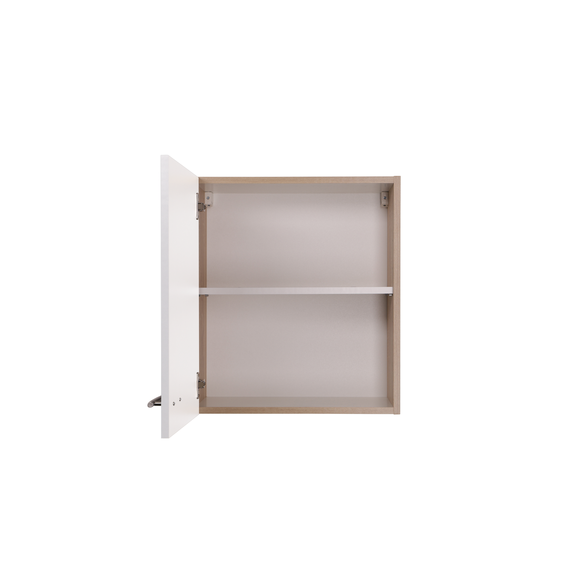 Oberschrank 'Merle' weiß/eichefarben 50 x 56,1 x 34,6 cm