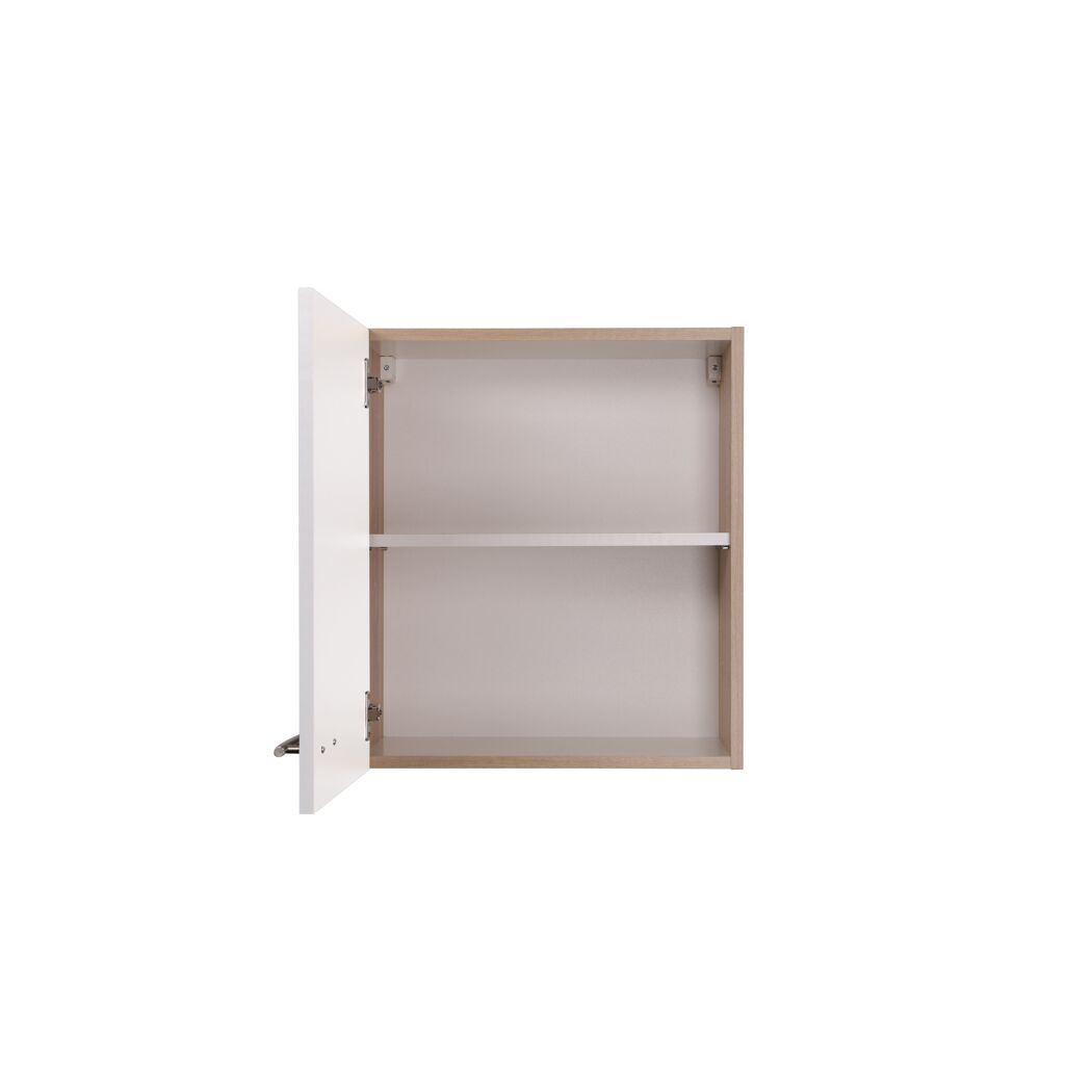 Oberschrank 'Merle' weiß/eichefarben 50 x 56,1 x 34,6 cm