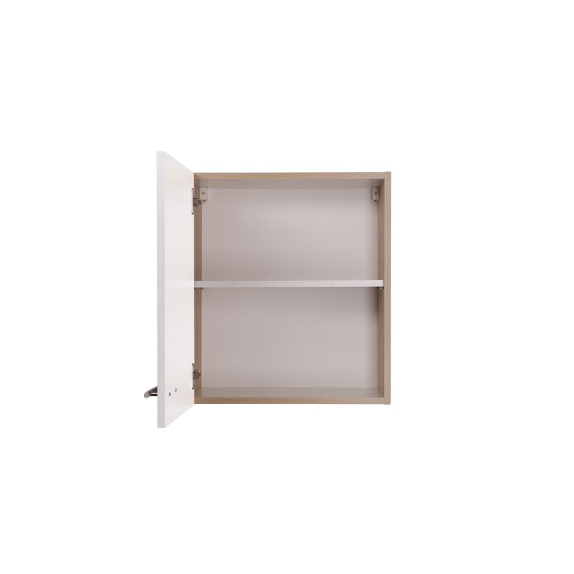 Oberschrank 'Merle' weiß/eichefarben 50 x 56,1 x 34,6 cm
