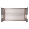 Oberschrank 'Merle' grau/eichefarben 100 x 56,1 x 34,6 cm