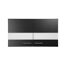 Oberschrank 'Merle' schwarz/eichefarben 100 x 56,1 x 34,6 cm