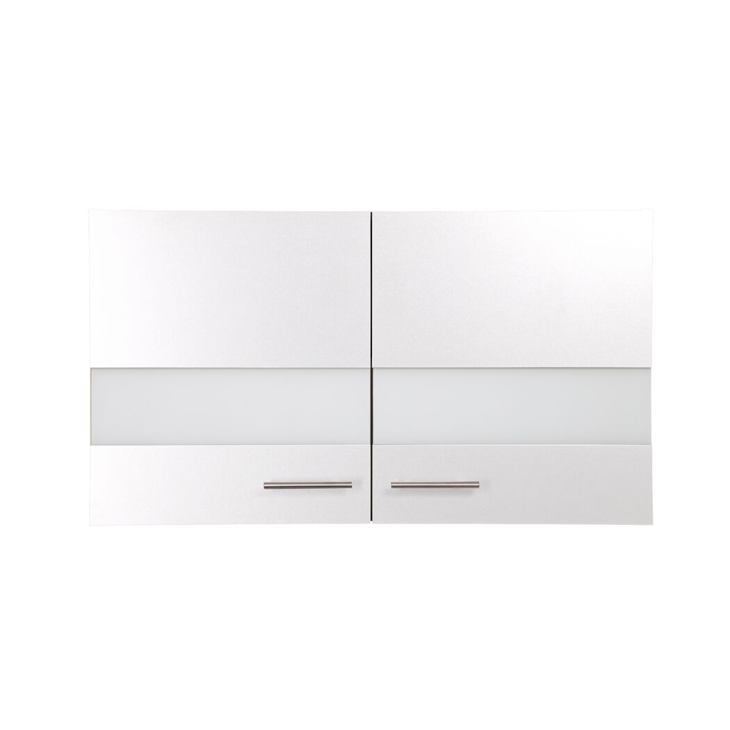 Oberschrank 'Merle' weiß/eichefarben 100 x 56,1 x 34,6 cm