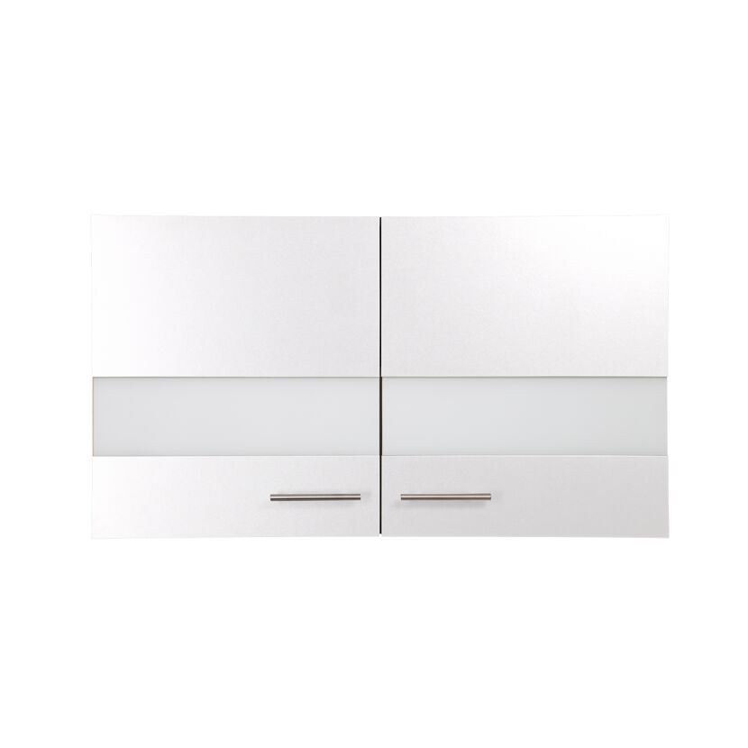 Oberschrank 'Merle' weiß/eichefarben 100 x 56,1 x 34,6 cm