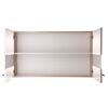 Oberschrank 'Merle' weiß/eichefarben 100 x 56,1 x 34,6 cm