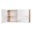 Oberschrank 'Merle' weiß/eichefarben 100 x 56,1 x 34,6 cm