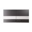 Oberschrank 'Merle' grau/eichefarben 110 x 56,1 x 34,6 cm