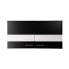 Oberschrank 'Merle' schwarz/eichefarben 110 x 56,1 x 34,6 cm