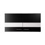Oberschrank 'Merle' schwarz/eichefarben 110 x 56,1 x 34,6 cm