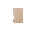 Oberschrank 'Merle' schwarz/eichefarben 110 x 56,1 x 34,6 cm