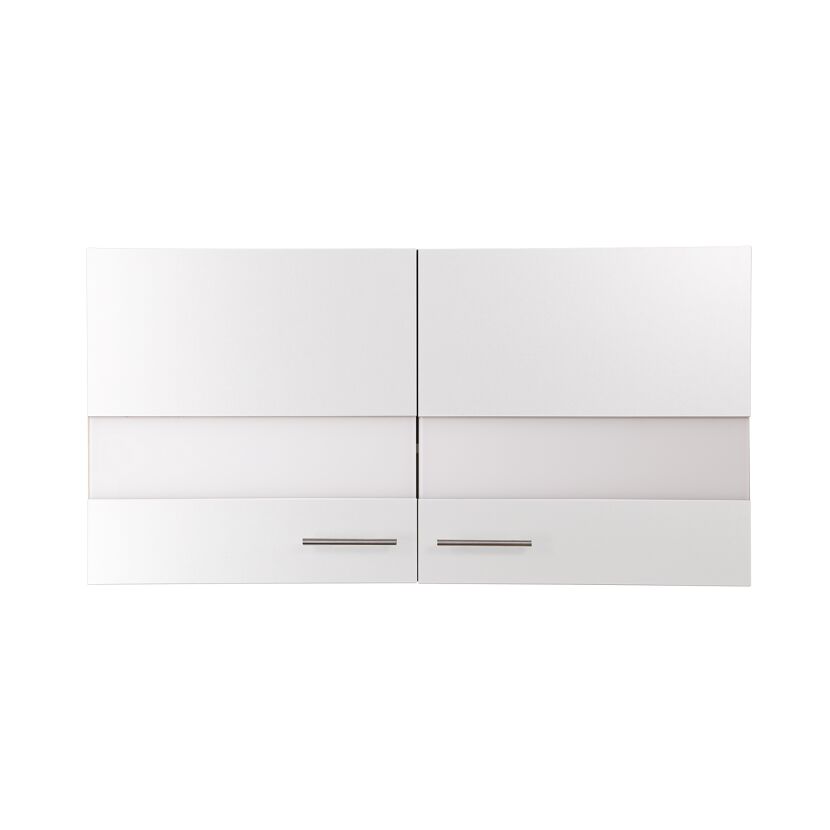 Oberschrank 'Merle' weiß/eichefarben 110 x 56,1 x 34,6 cm