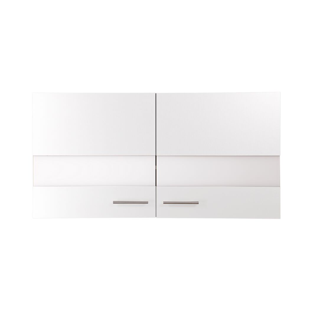 Oberschrank 'Merle' weiß/eichefarben 110 x 56,1 x 34,6 cm