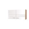 Oberschrank 'Merle' weiß/eichefarben 110 x 56,1 x 34,6 cm