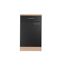 Unterschrank 'Merle' mit Schublade schwarz/eichefarben 50 x 84,8 x 60 cm