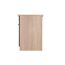 Unterschrank 'Merle' mit Schublade schwarz/eichefarben 50 x 84,8 x 60 cm