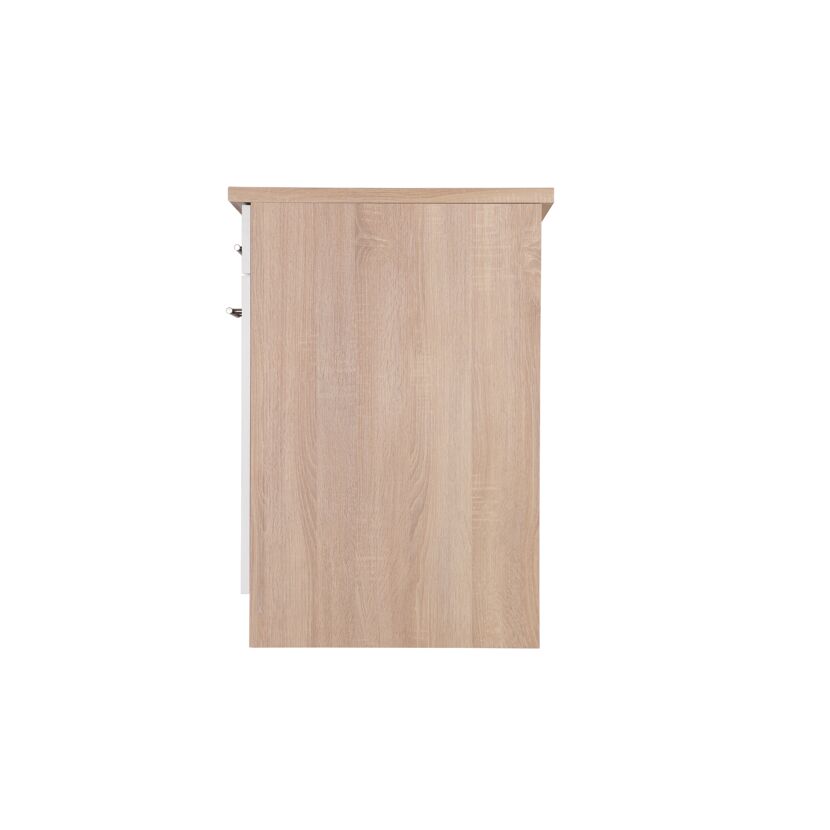 Unterschrank 'Merle' mit Schublade weiß/eichefarben 50 x 84,8 x 60 cm