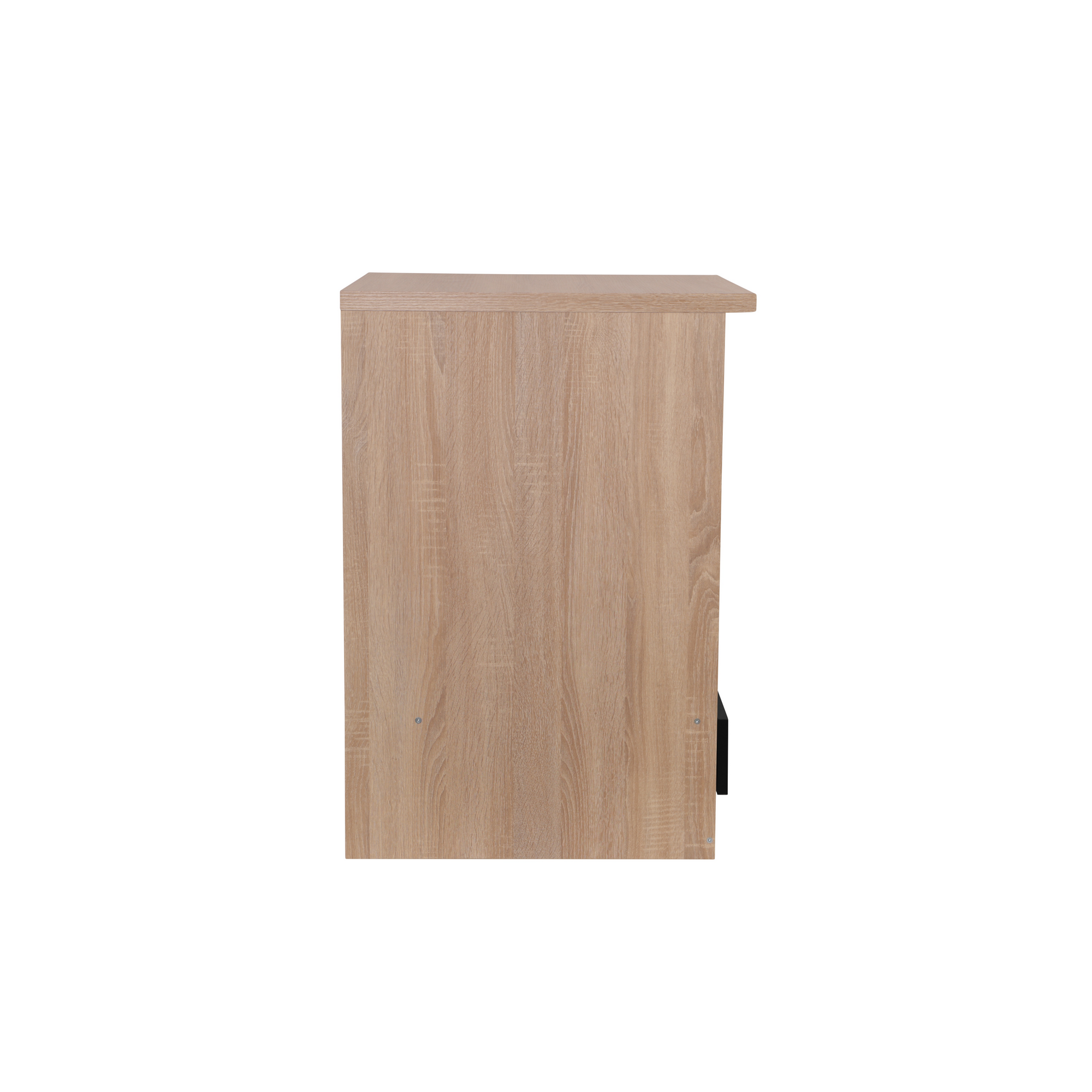 Herdumbauschrank 'Merle' schwarz/eichefarben 60 x 84,8 x 60 cm