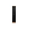Apothekerschrank 'Merle' schwarz/eichefarben 30 x 144,8 x 60 cm