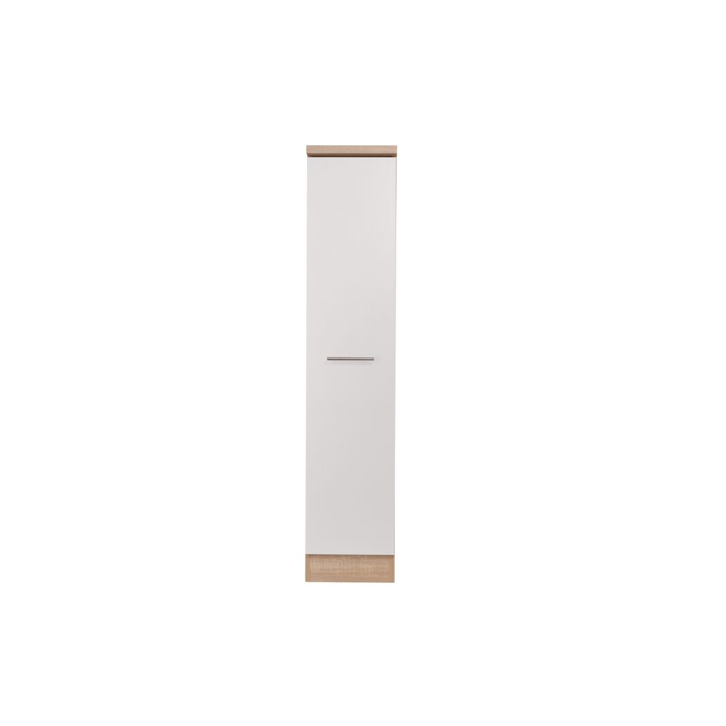 Apothekerschrank 'Merle' weiß/eichefarben 30 x 144,8 x 60 cm