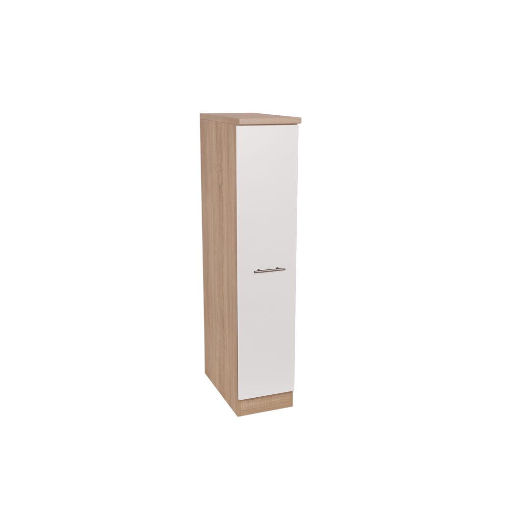 Apothekerschrank 'Merle' weiß/eichefarben 30 x 144,8 x 60 cm
