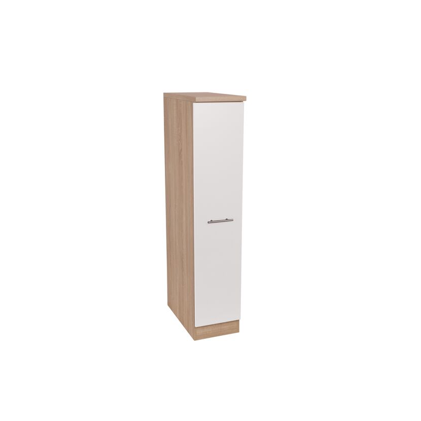 Apothekerschrank 'Merle' weiß/eichefarben 30 x 144,8 x 60 cm