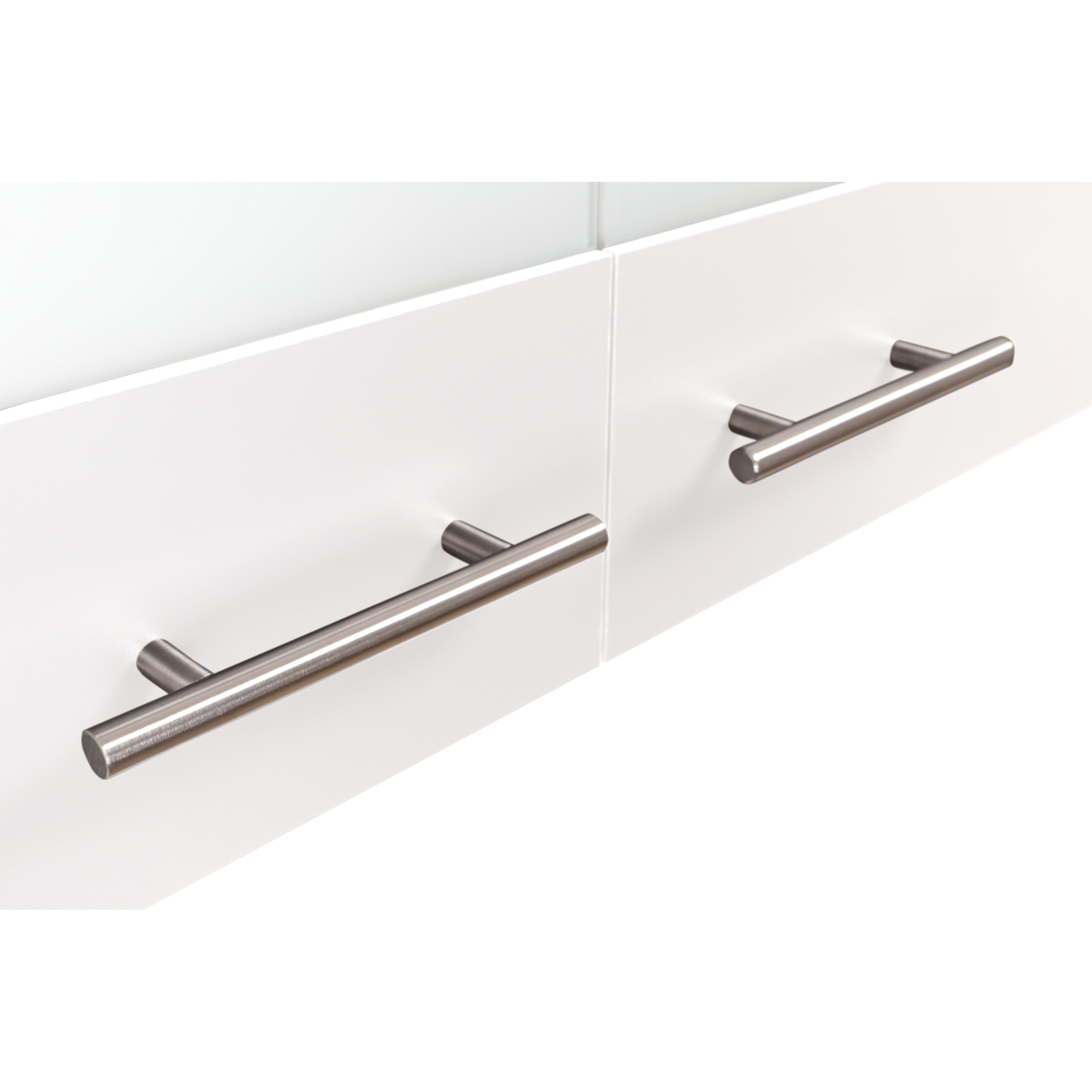 Küchenmöbel-Set 'Merle 1' weiß/eichefarben mit Spüle 100 cm