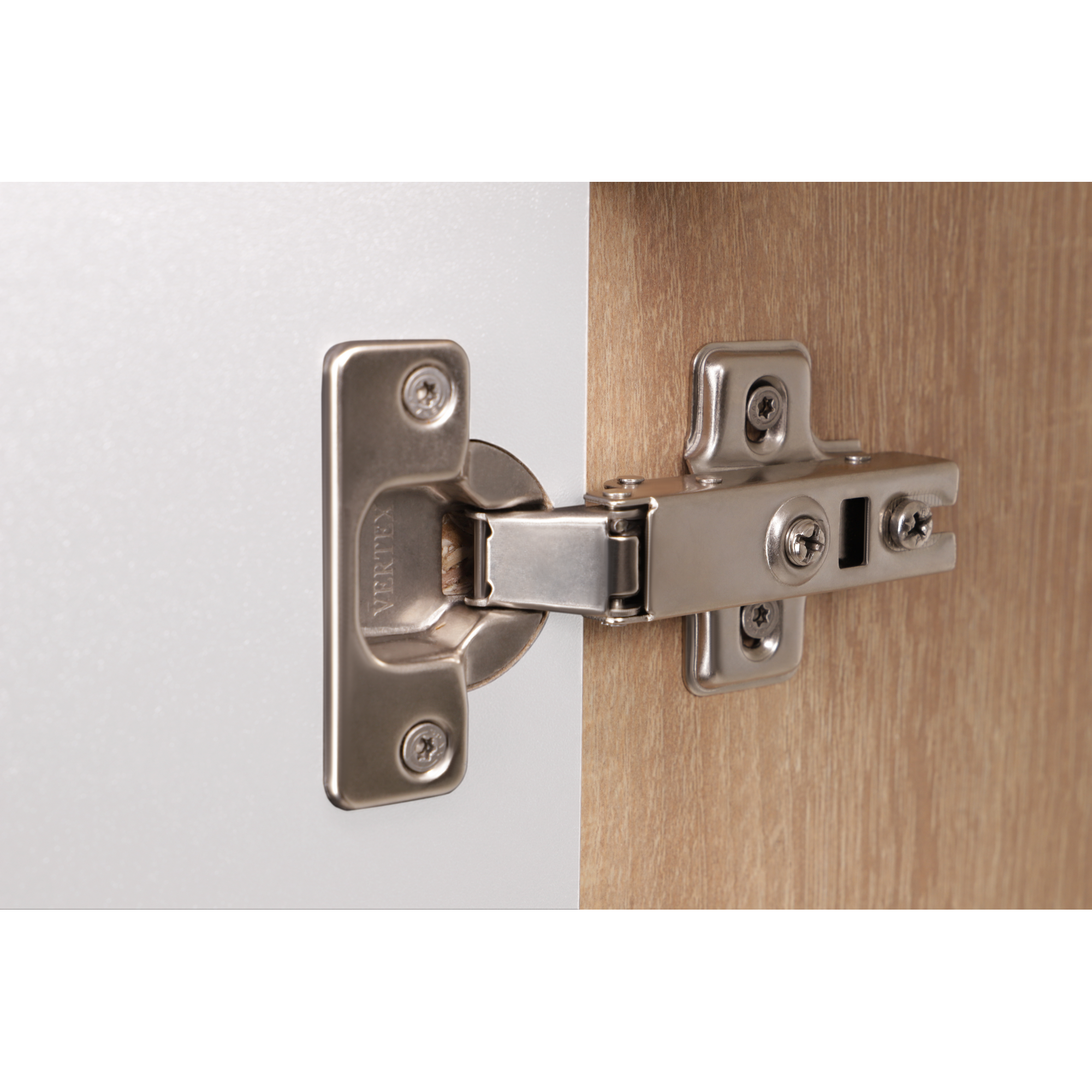 Küchenmöbel-Set 'Merle 6' weiß/eichefarben mit Spüle und Edelstahlkochmulde 100 cm