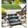 Außentreppe 'Gardentop' grau 4 Stufen 100 cm