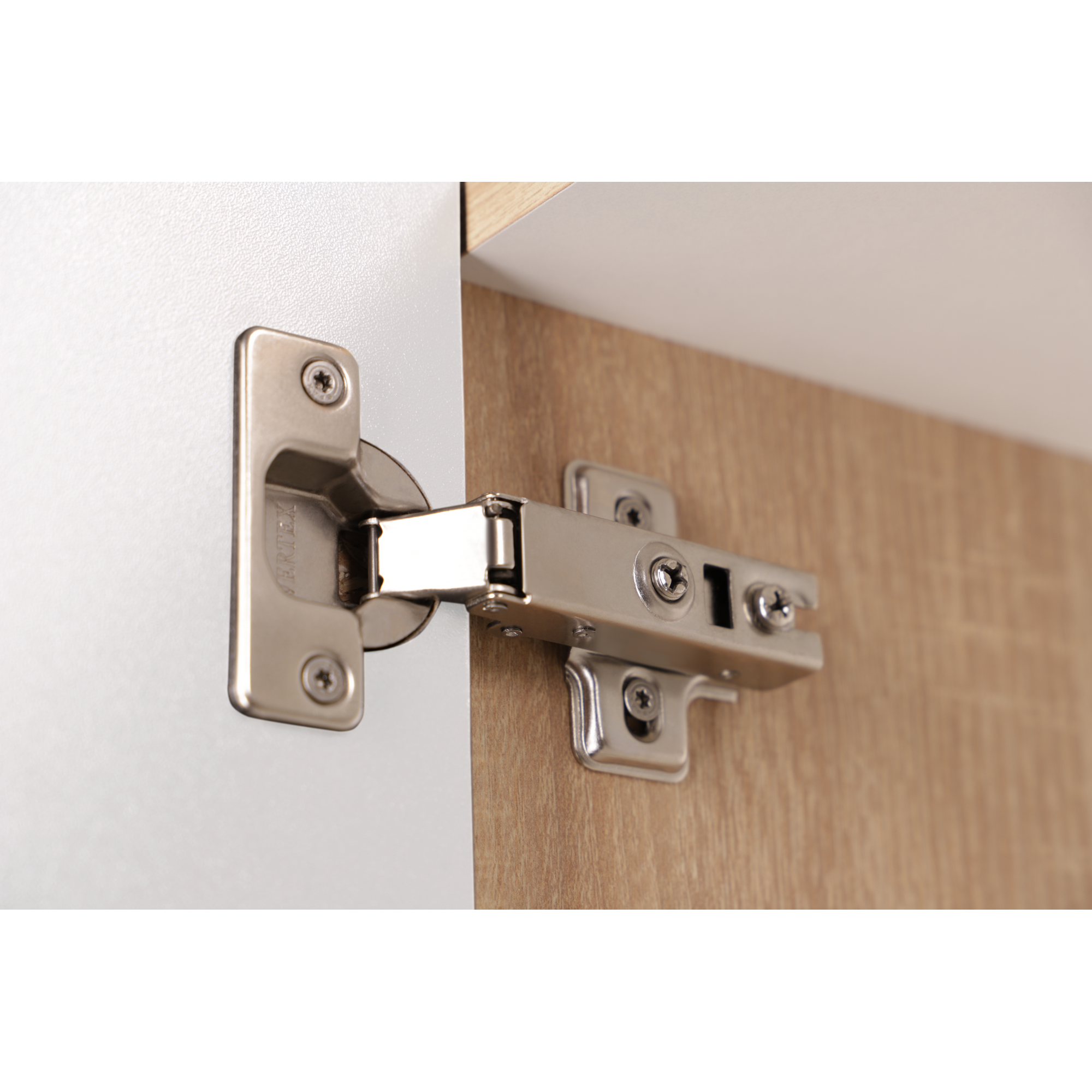 Küchenmöbel-Set 'Merle 12' weiß/eichefarben 150 cm