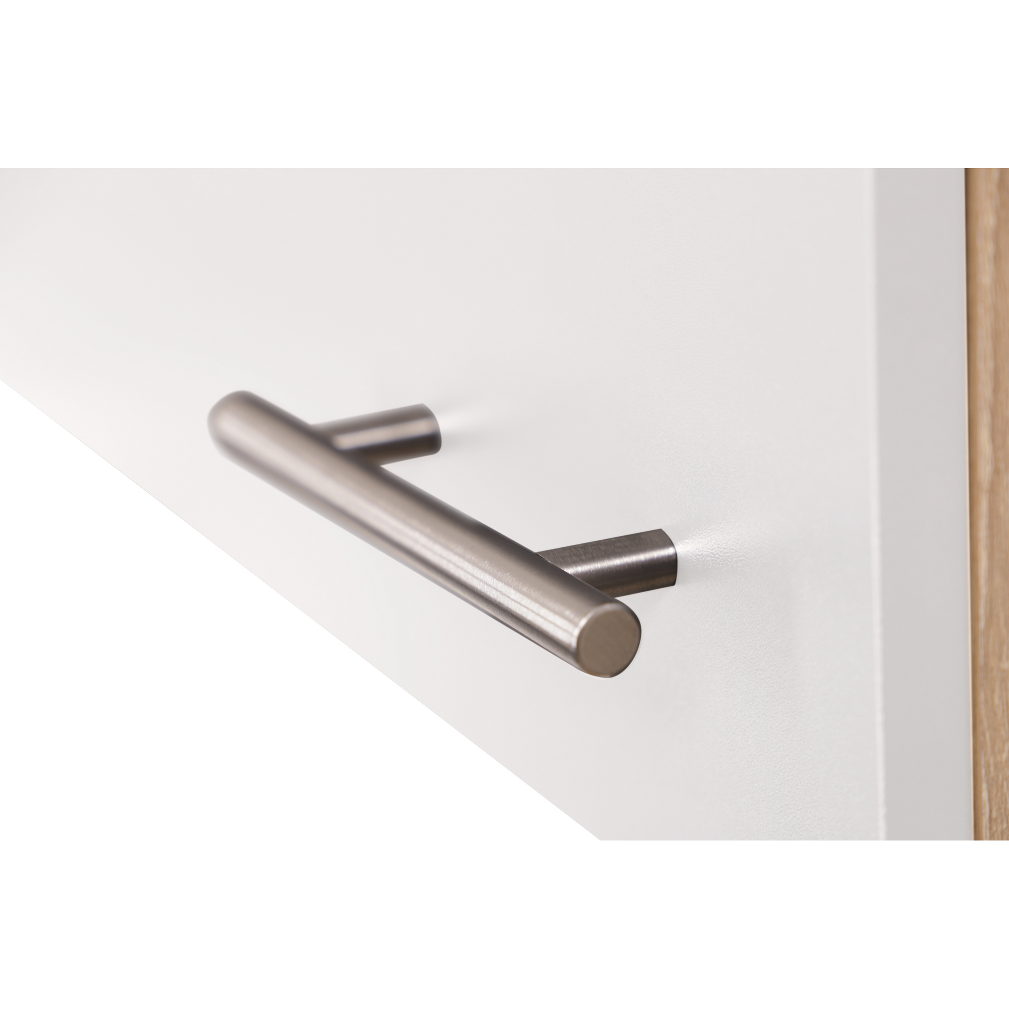 Küchenmöbel-Set 'Merle 13' weiß/eichefarben 150 x 60 x 85 cm